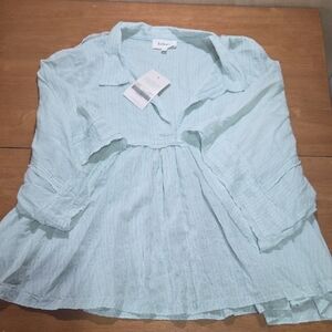 Bohme Green Sage Blouse NWT